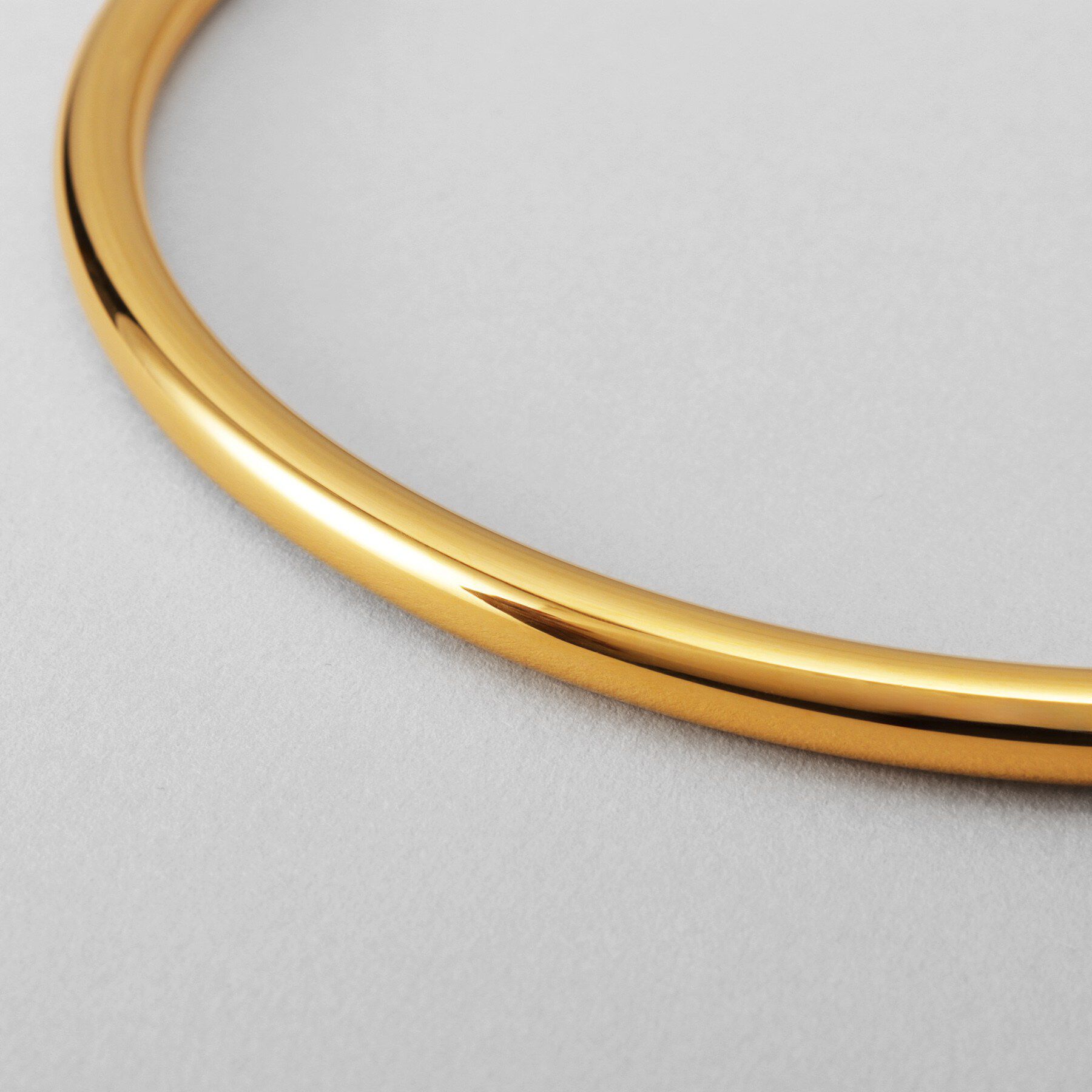 COCOSHNIK ONKITSCH「シルバー ホロウフレキシブルチョーカーL GP」|ネックレス|