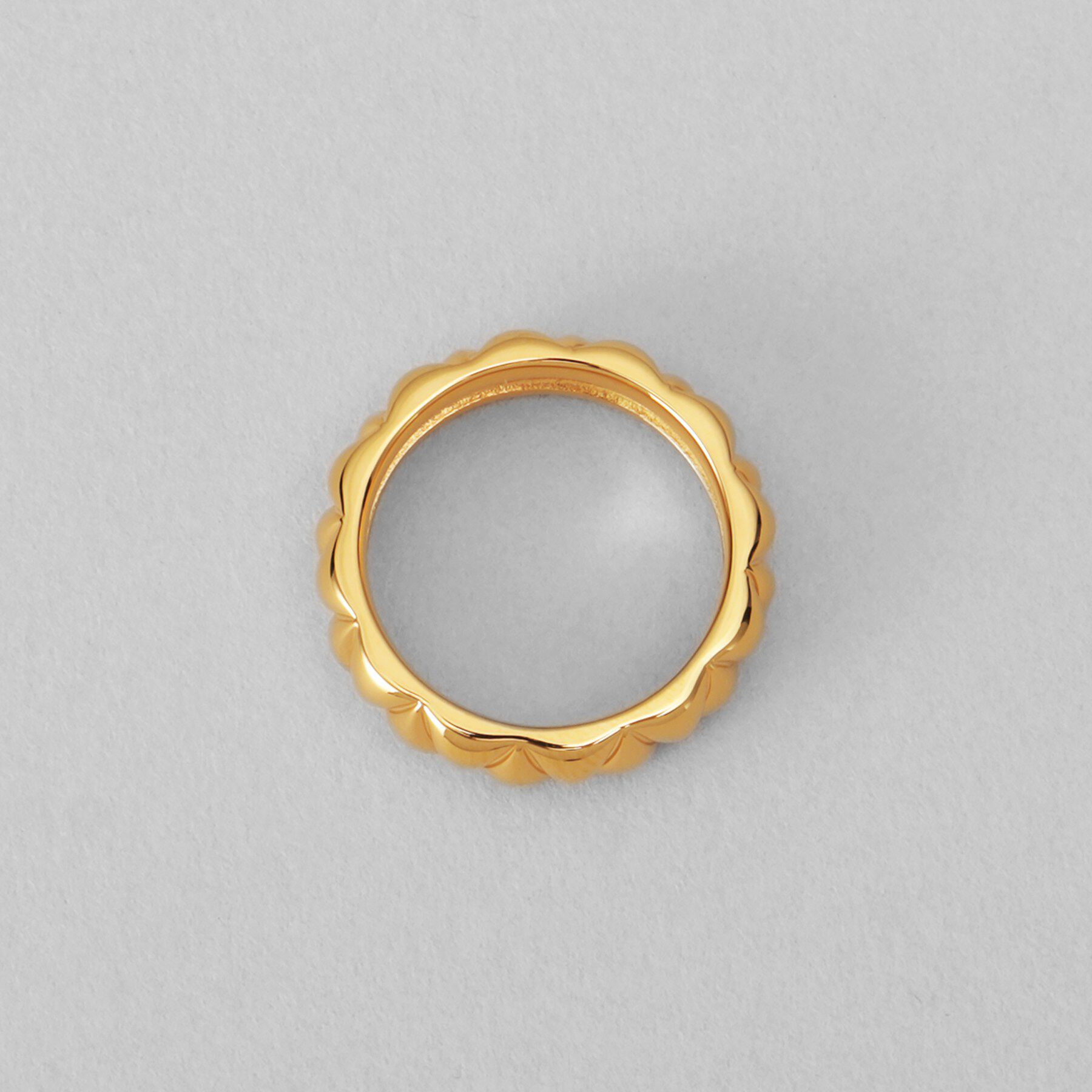 COCOSHNIK ONKITSCH「シルバー キルトリングS GP」|リング|