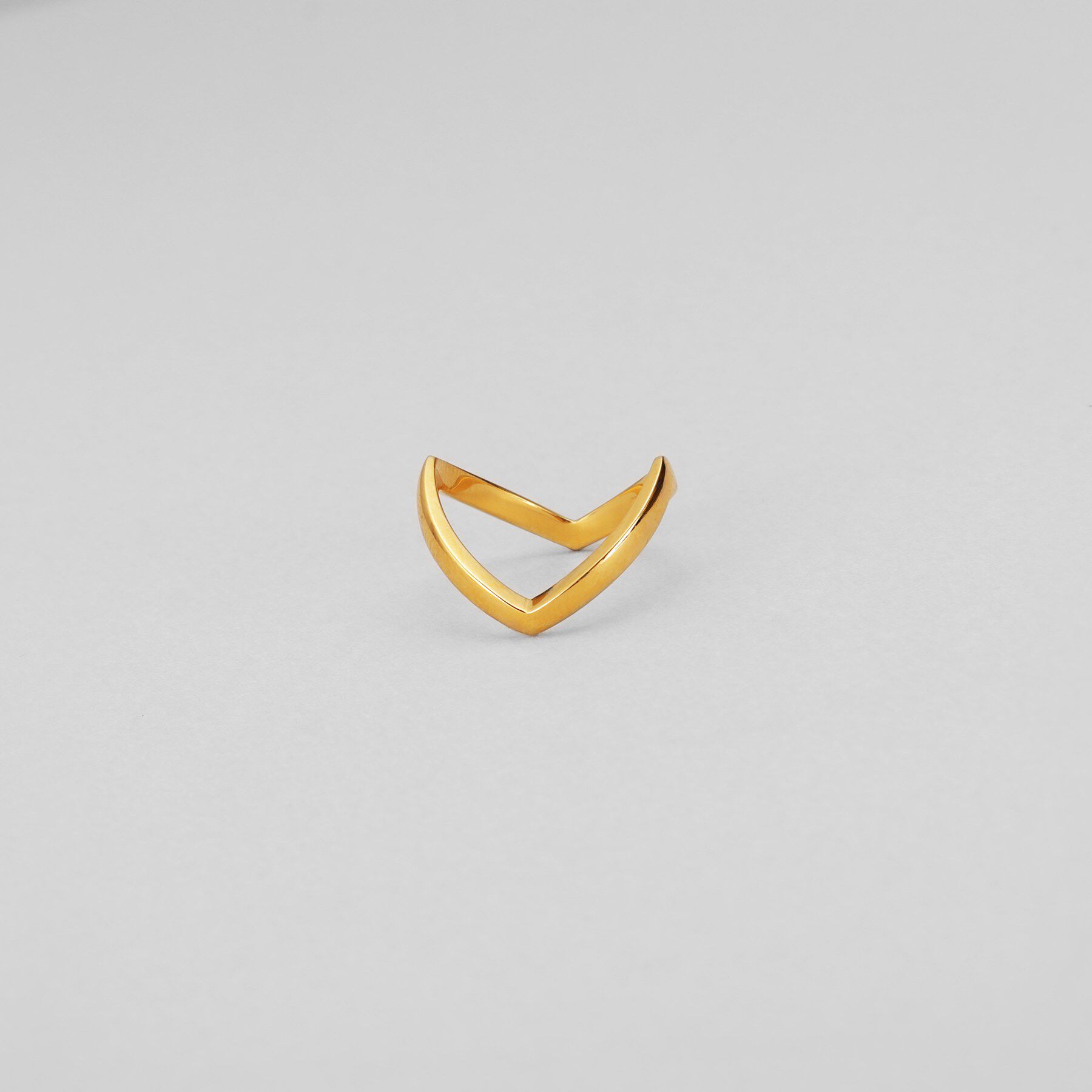 COCOSHNIK ONKITSCH「シルバー Vラインリング GP」|リング|ゴールド(600)