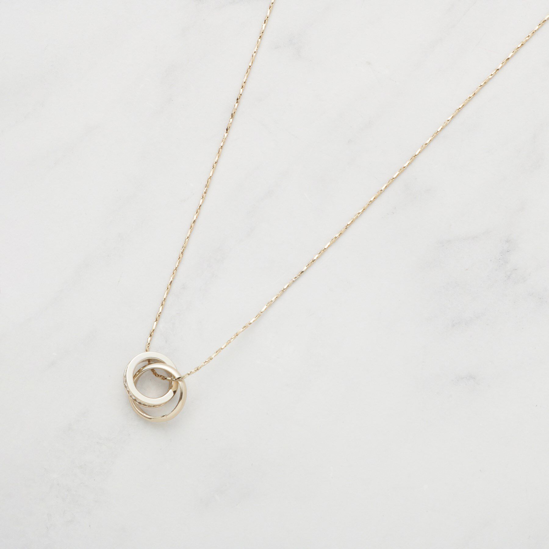 SHOO･LA･RUE「【2WAY】リング＆クリアドロップネックレス」|ネックレス|ゴールド(007)