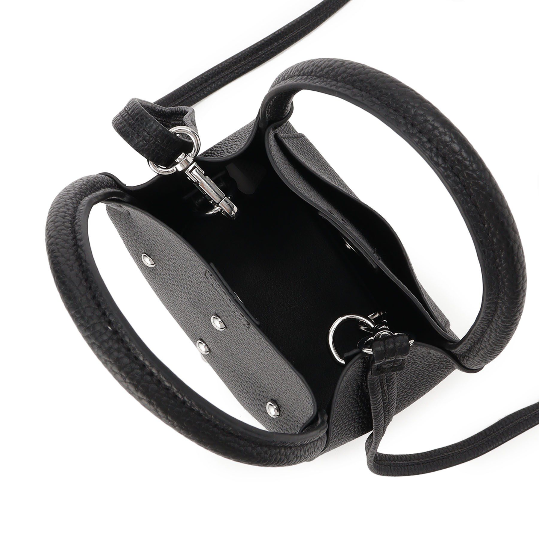 SHOO･LA･RUE「つまみハンドルスタッズミニショルダー」|ショルダー・メッセンジャー|