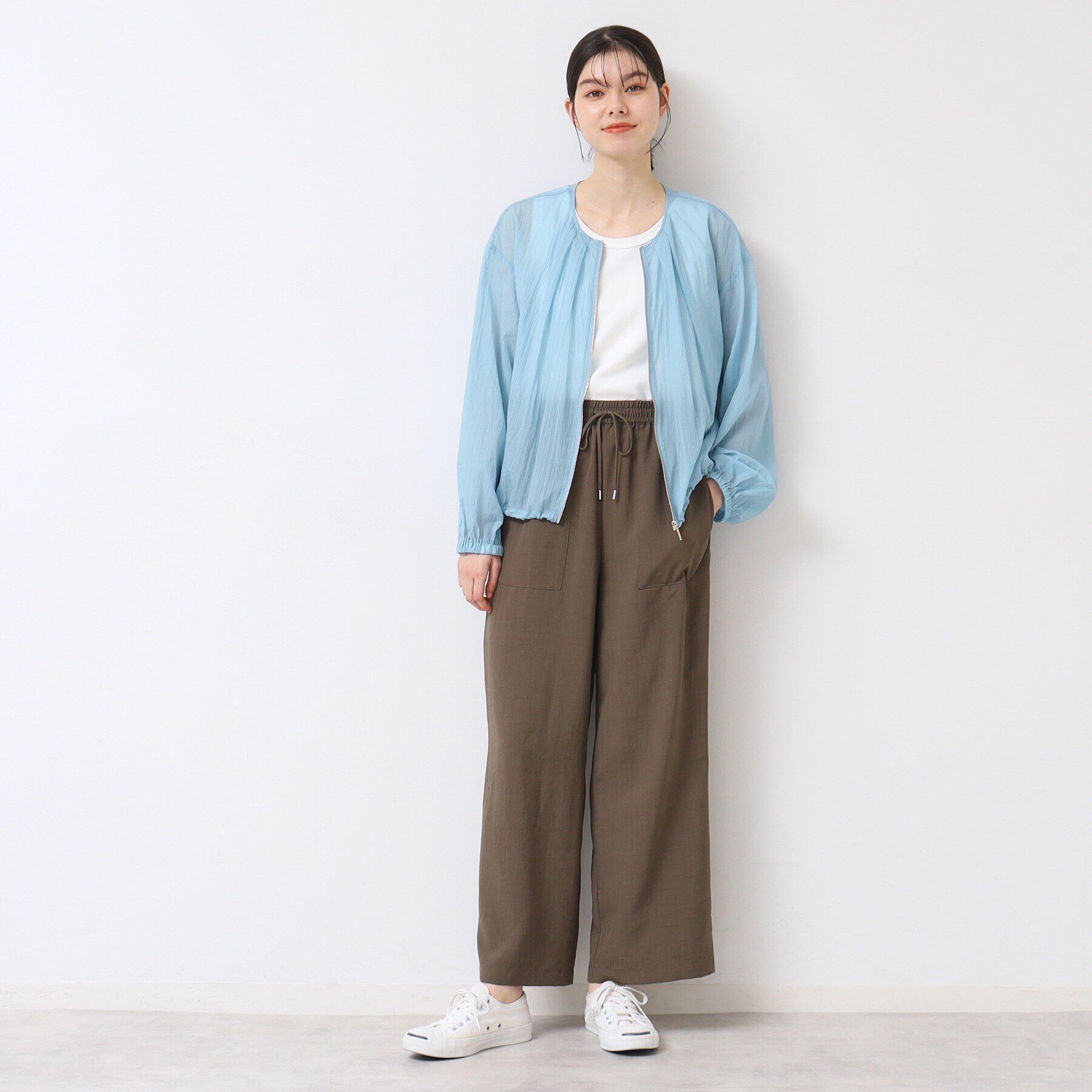 Dessin「【洗える】クルーネックブルゾン（S～L）」|ブルゾン・スタジャン|