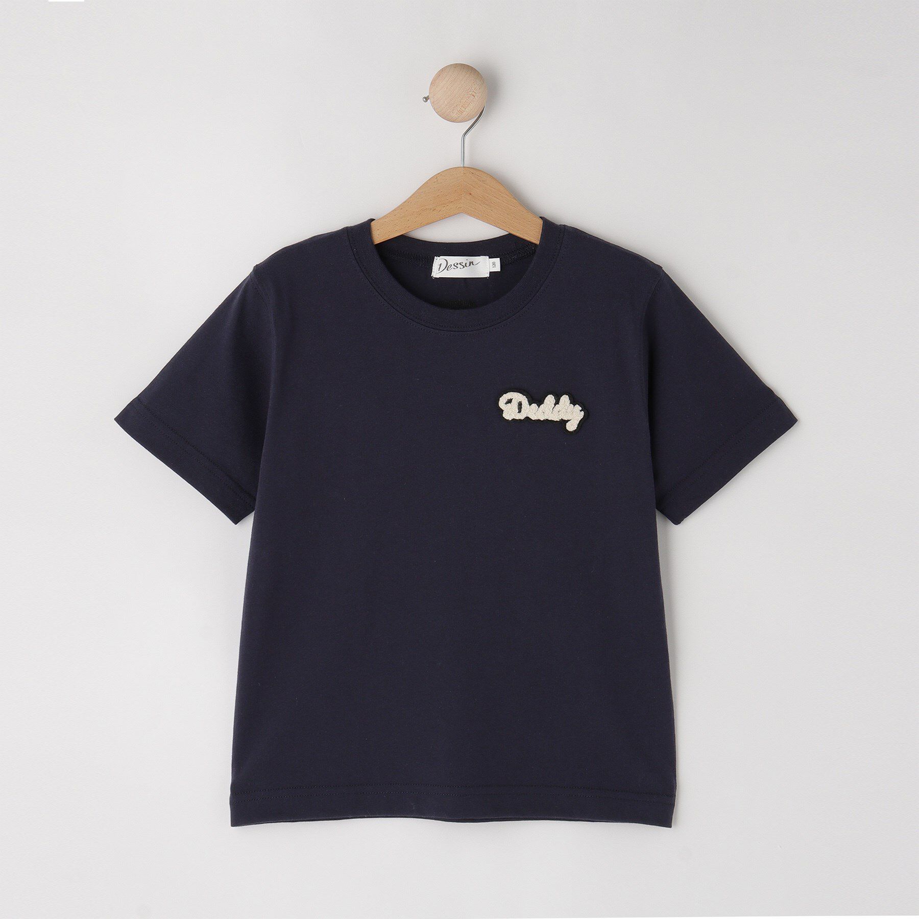 Dessin「【リンクコーデ】ベアポイントTシャツ」|Tシャツ・カットソー|ネイビー(094)