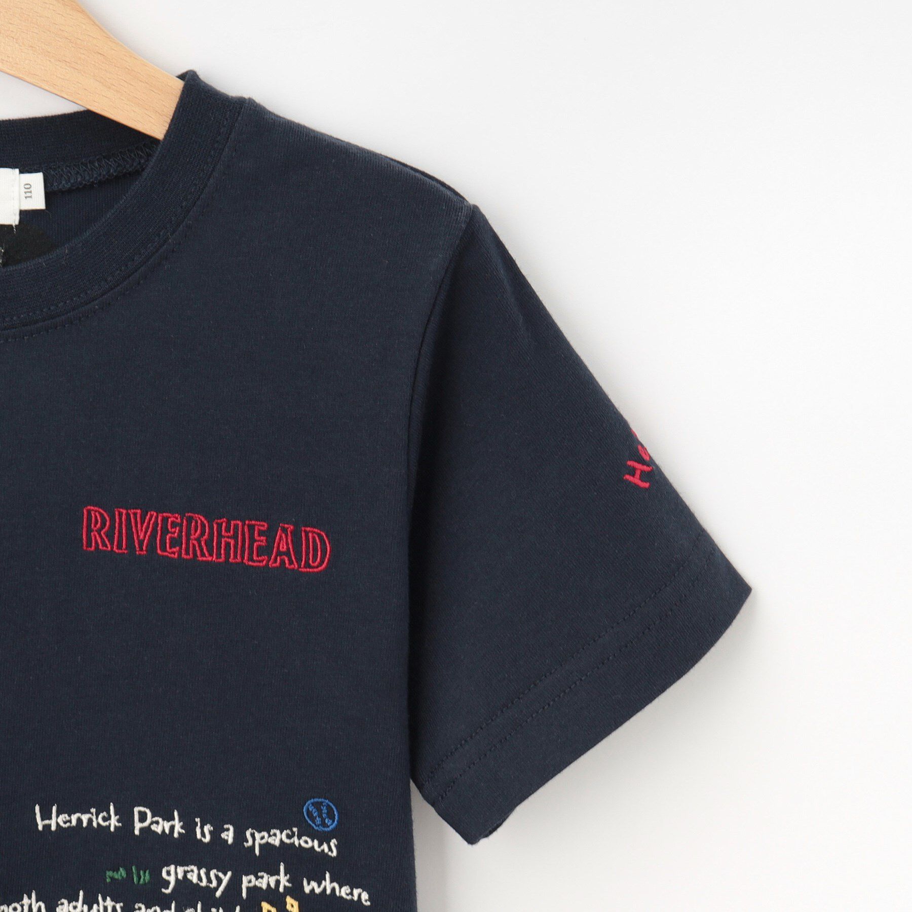 Dessin「【リンクコーデ/洗える】刺繍Tシャツ」|Tシャツ・カットソー|