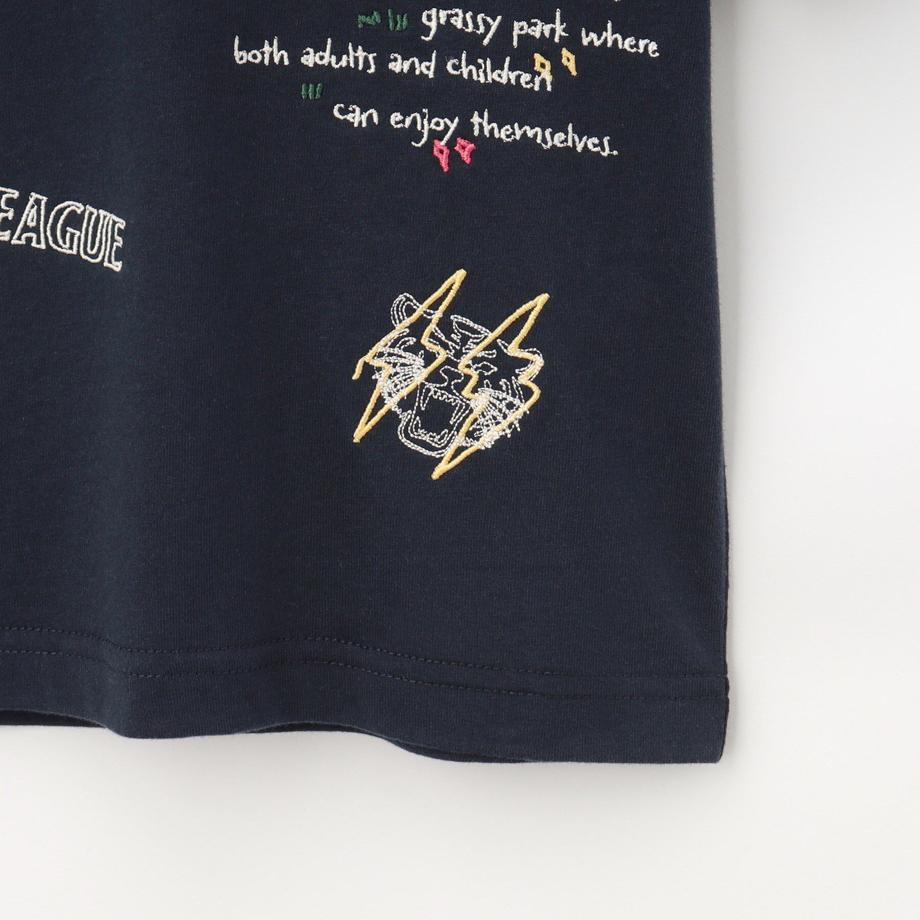 Dessin「【リンクコーデ/洗える】刺繍Tシャツ」|Tシャツ・カットソー|