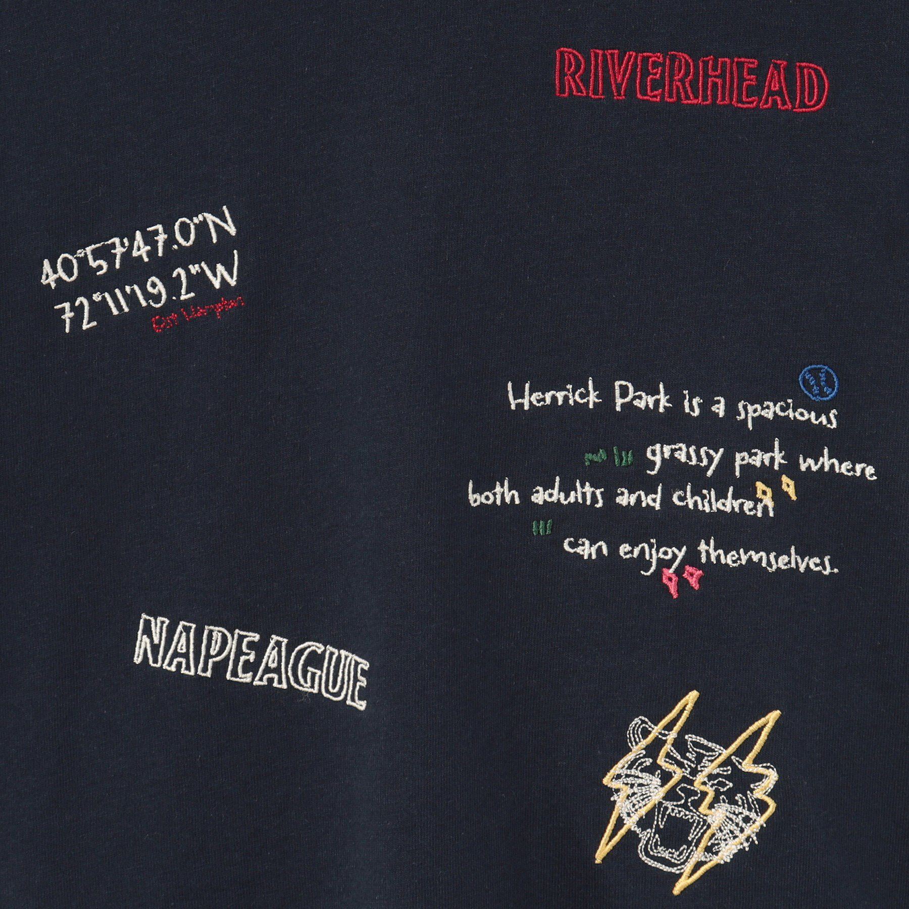 Dessin「【リンクコーデ/洗える】刺繍Tシャツ」|Tシャツ・カットソー|