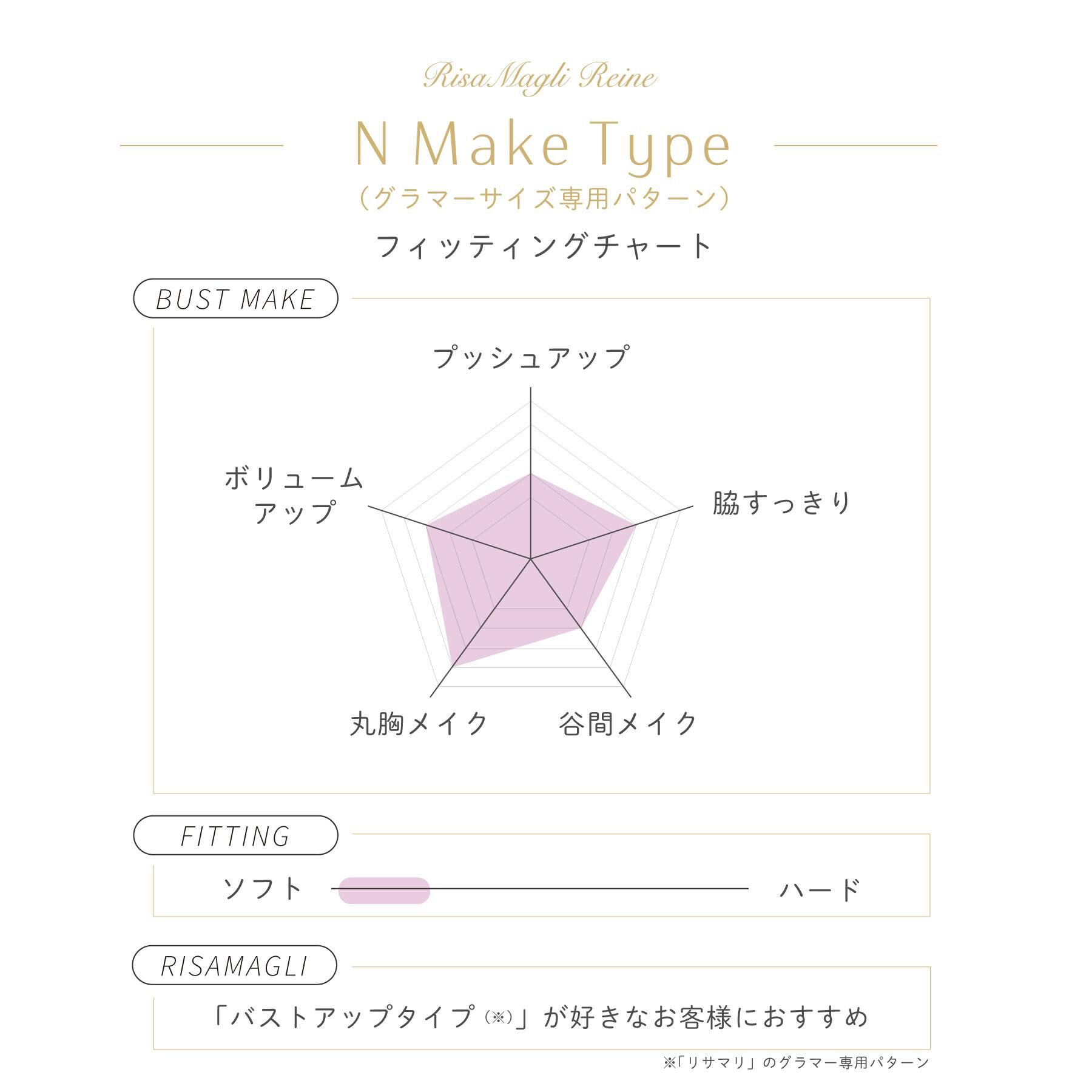 Risa Magli「【アリーナ】 ブラジャー （G-H） ＜N Make Type＞」|インナー|