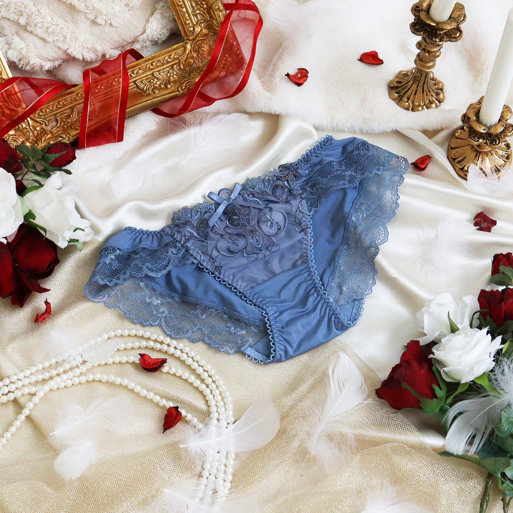 Risa Magli「【アリーナ】 ノーマルショーツ」|インナー|ブルー(092)