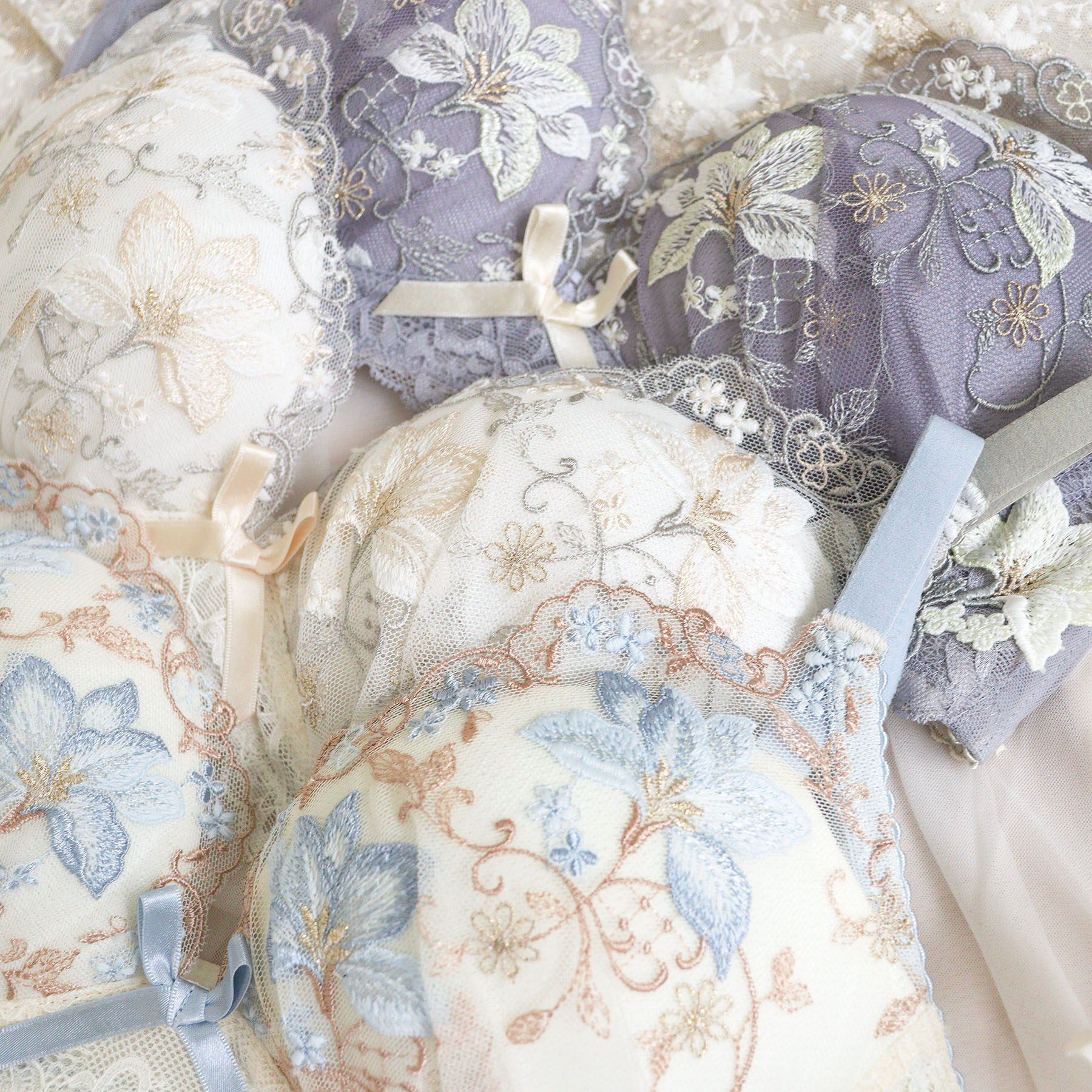 Risa Magli「フルーリ ノンワイヤーブラ (G) ＜メロフィータイプ＞」|インナー|