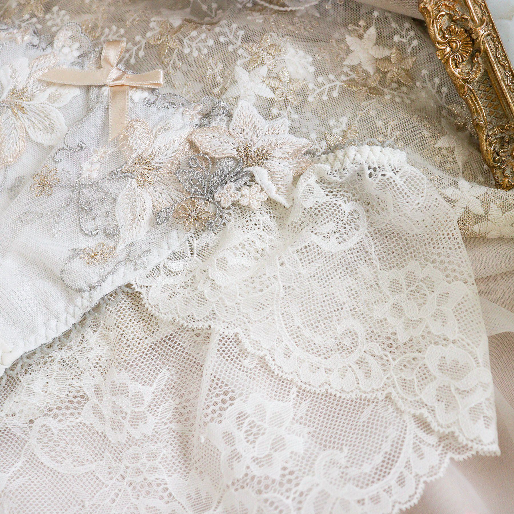 Risa Magli「フルーリ レースショーツ」|インナー|