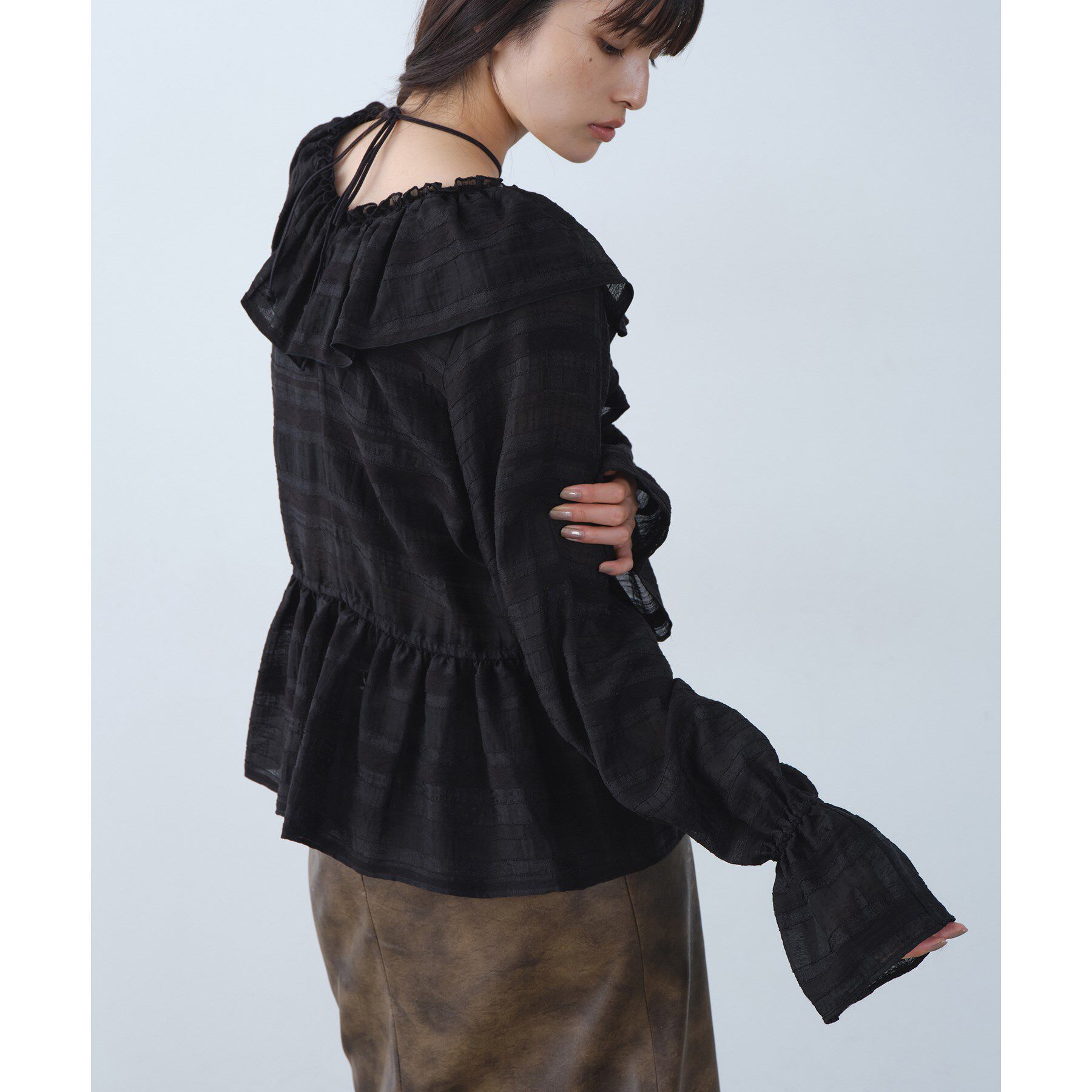 CODE A「dream ruffle lace blouse」|シャツ・ブラウス|