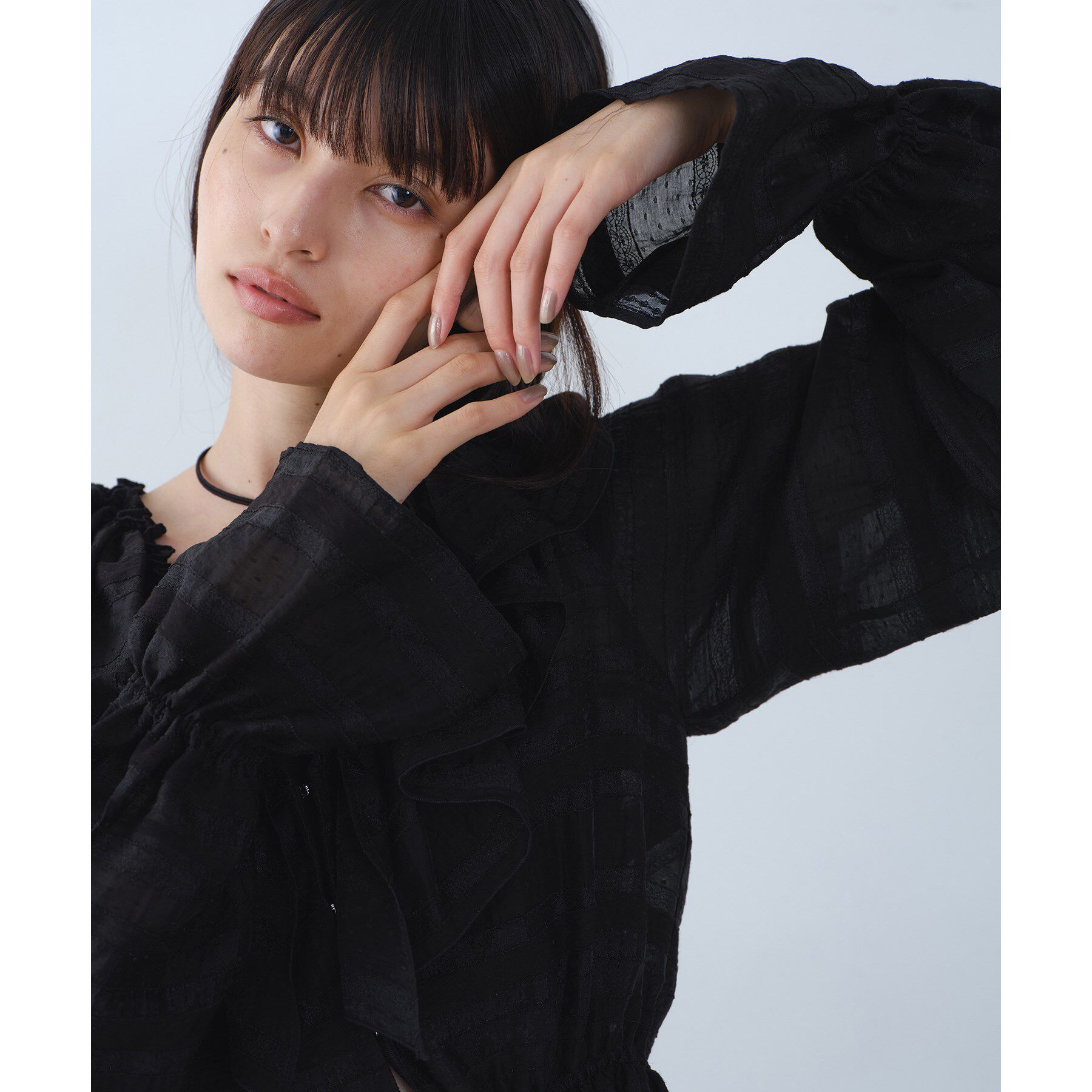 CODE A「dream ruffle lace blouse」|シャツ・ブラウス|