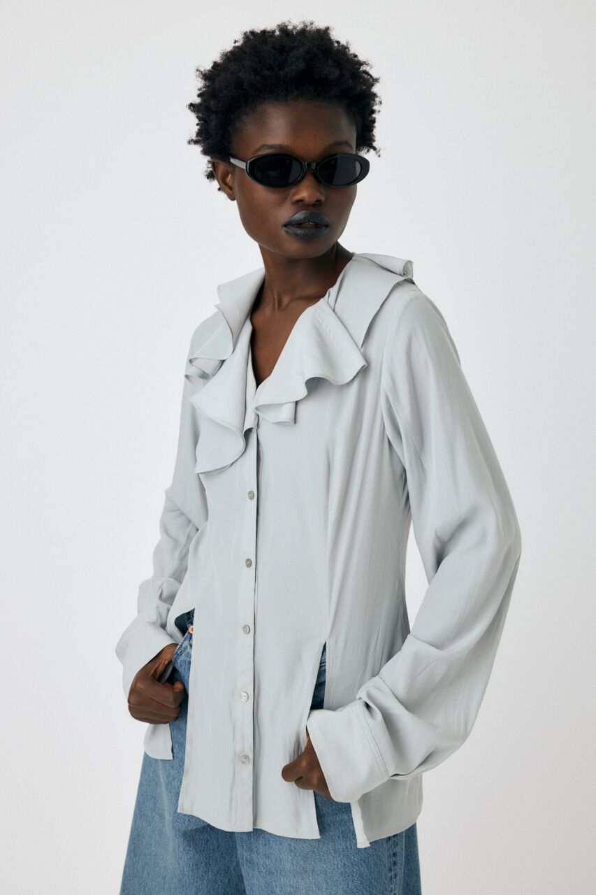 MOUSSY「RUFFLE ブラウス」|シャツ・ブラウス|