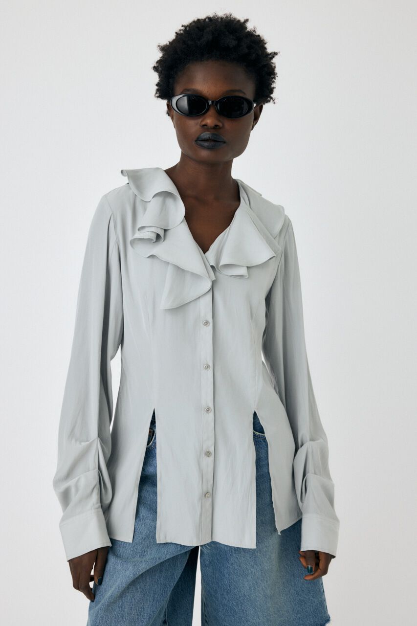 MOUSSY「RUFFLE ブラウス」|シャツ・ブラウス|