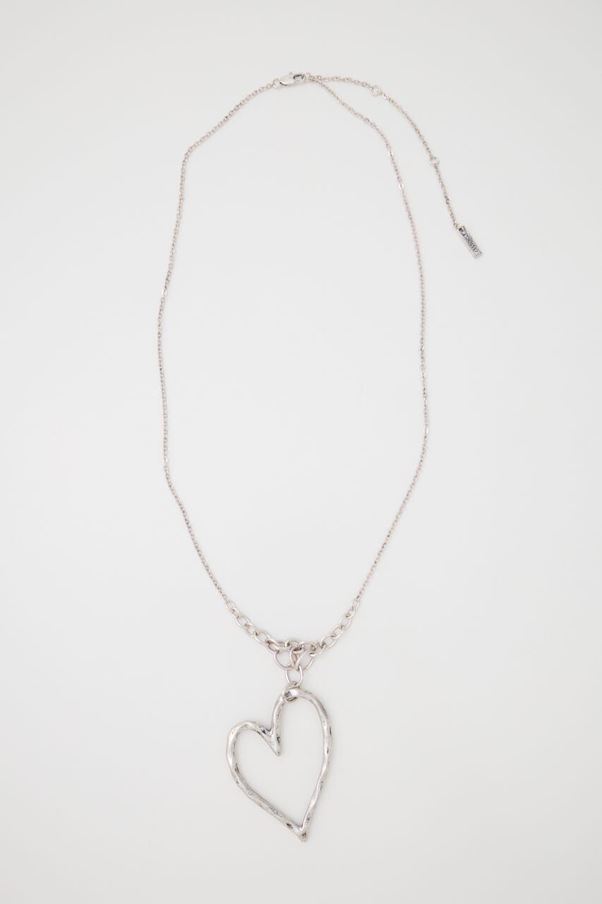 MOUSSY「HEART ネックレス」|ネックレス|SLV