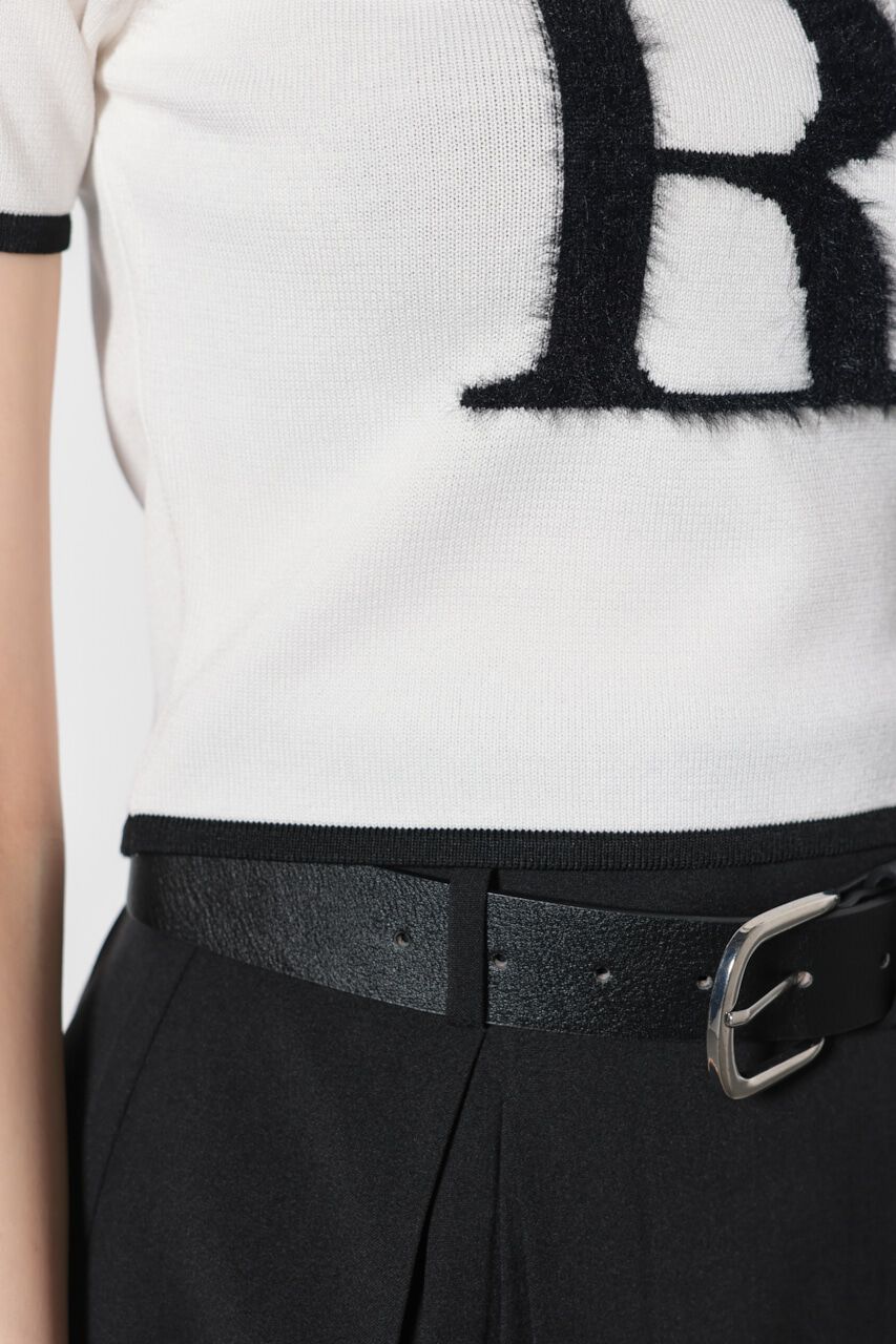 rienda「ビッグＲロゴニットトップス」|ニット・セーター|