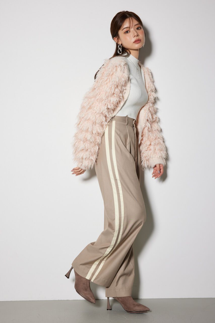 rienda「フリンジニットカーディガン」|カーディガン|