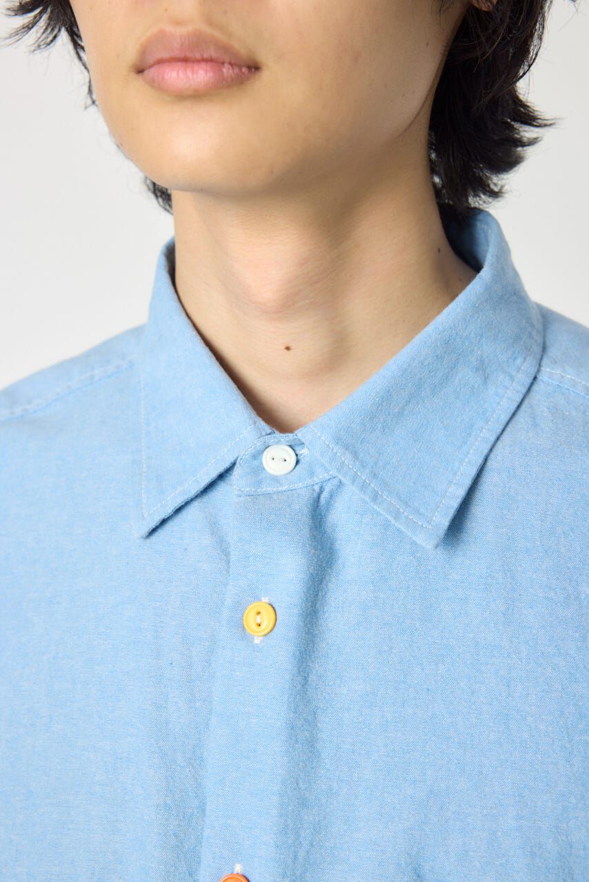 RODEO CROWNS「バックフラワーシャンブレーシャツ」|シャツ・ブラウス|