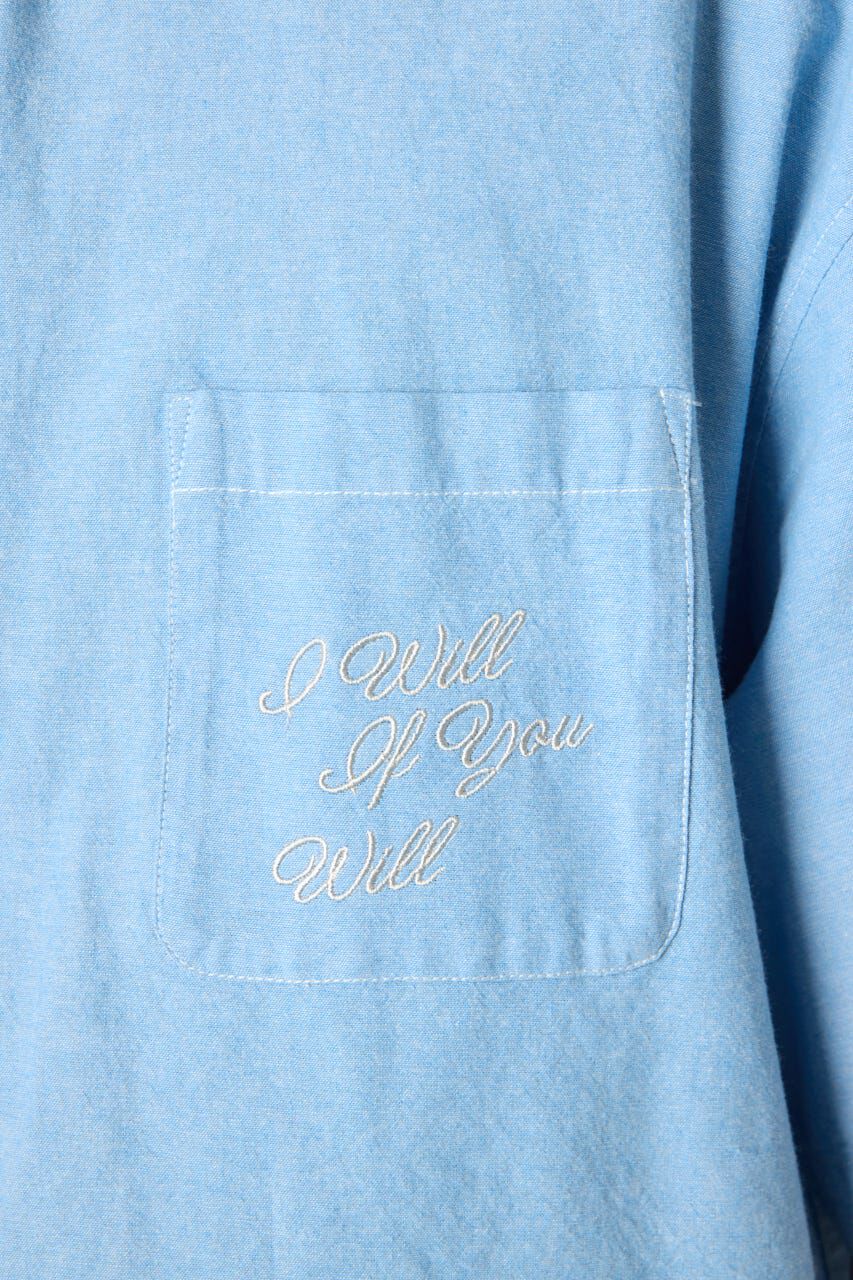 RODEO CROWNS「バックフラワーシャンブレーシャツ」|シャツ・ブラウス|