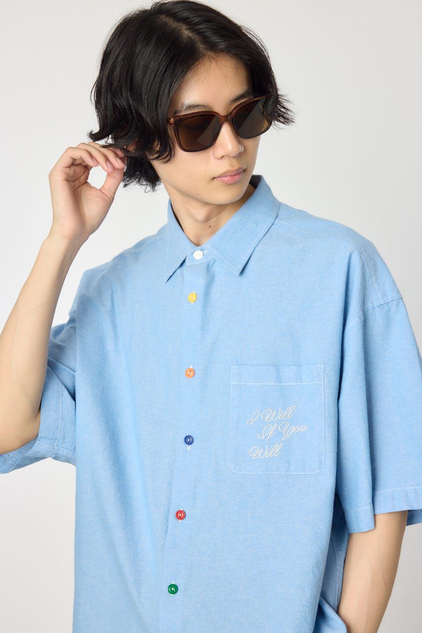 RODEO CROWNS「バックフラワーシャンブレーシャツ」|シャツ・ブラウス|