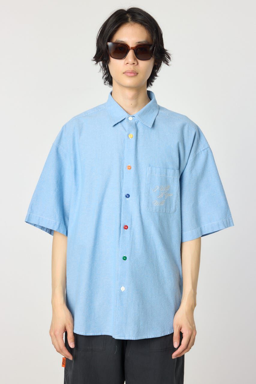 RODEO CROWNS「バックフラワーシャンブレーシャツ」|シャツ・ブラウス|