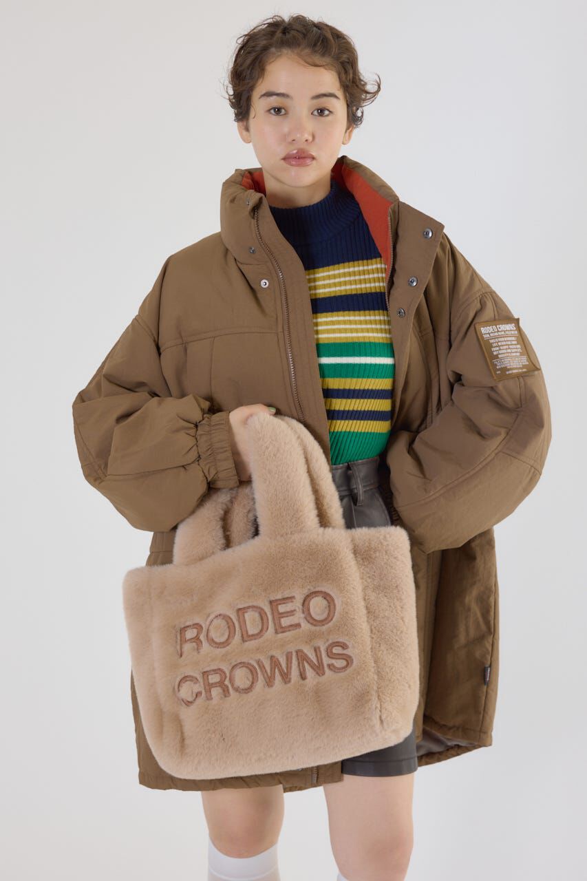 RODEO CROWNS「フェイクファーパッチロゴトート」|その他|