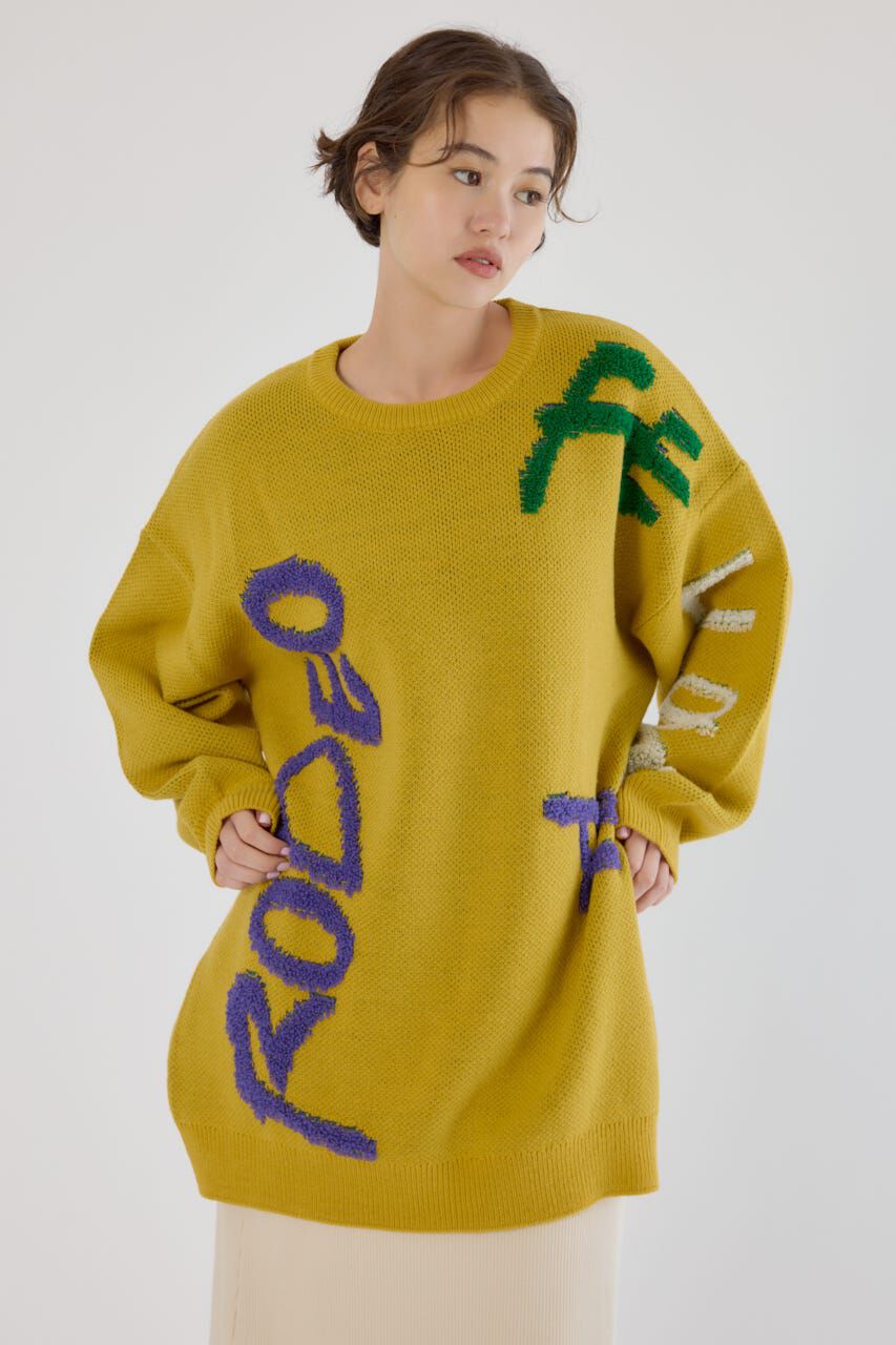 RODEO CROWNS「レタリングロゴニットワンピース」|ワンピース|