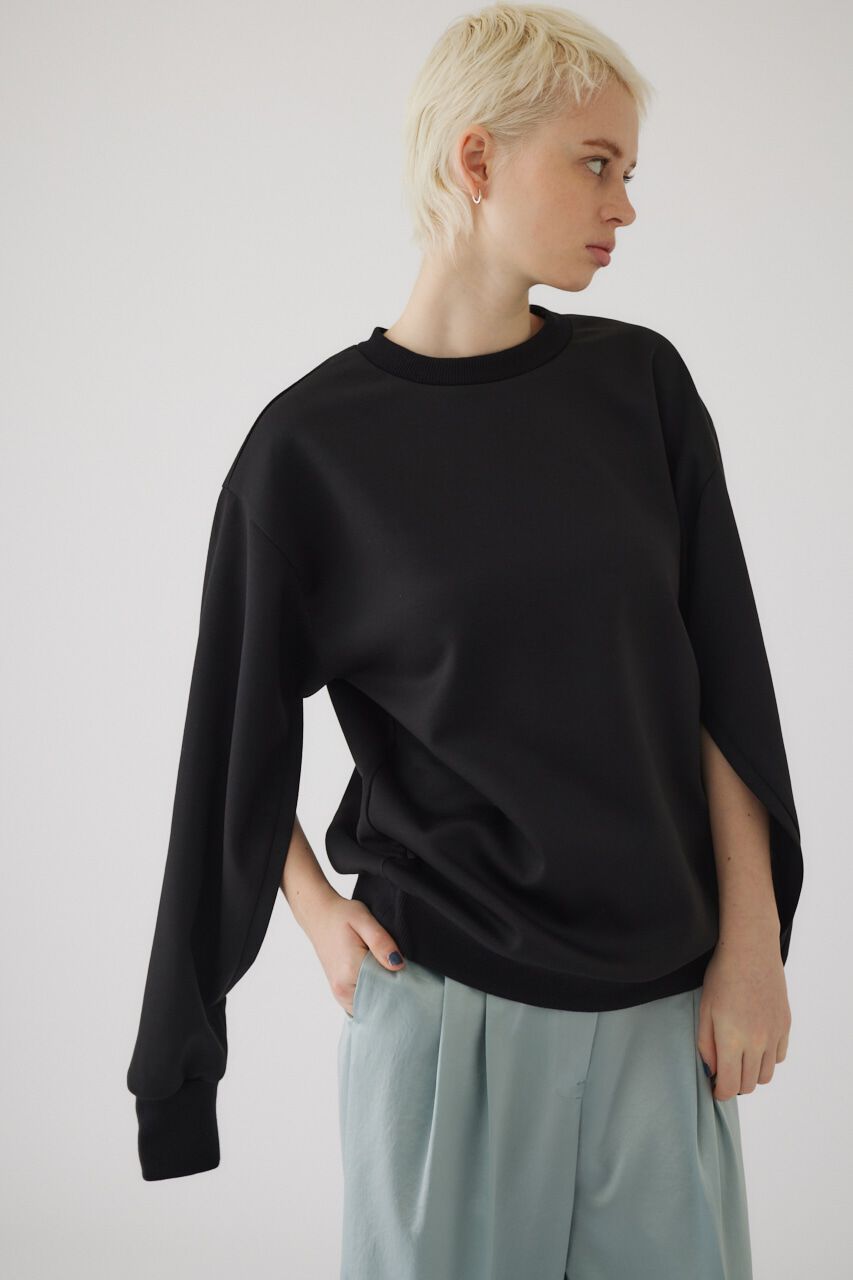 RIM.ARK 「Slit sweat PO」|Tシャツ・カットソー|BLK