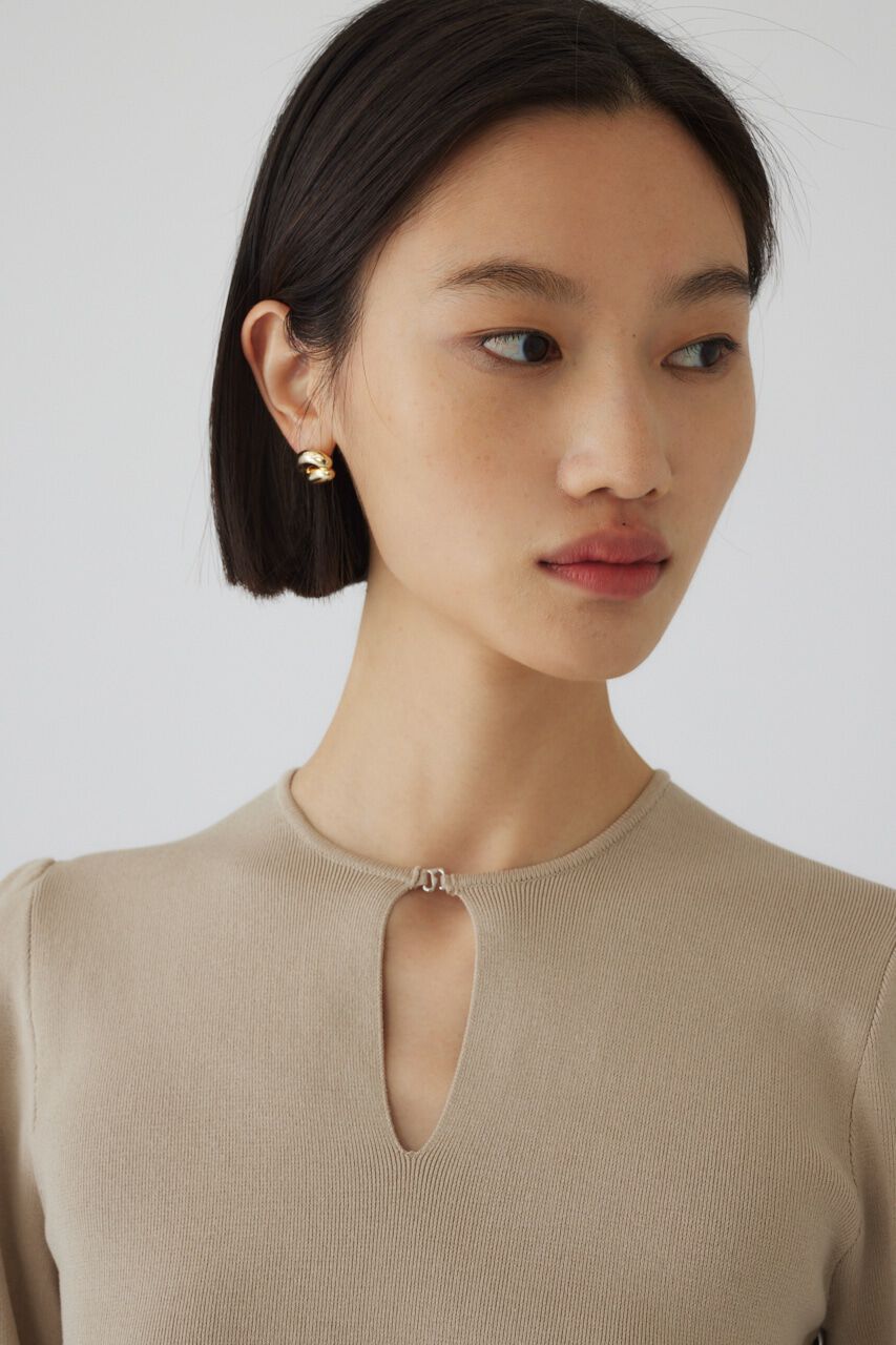 RIM.ARK 「Double beans pierce」|ピアス|GLD