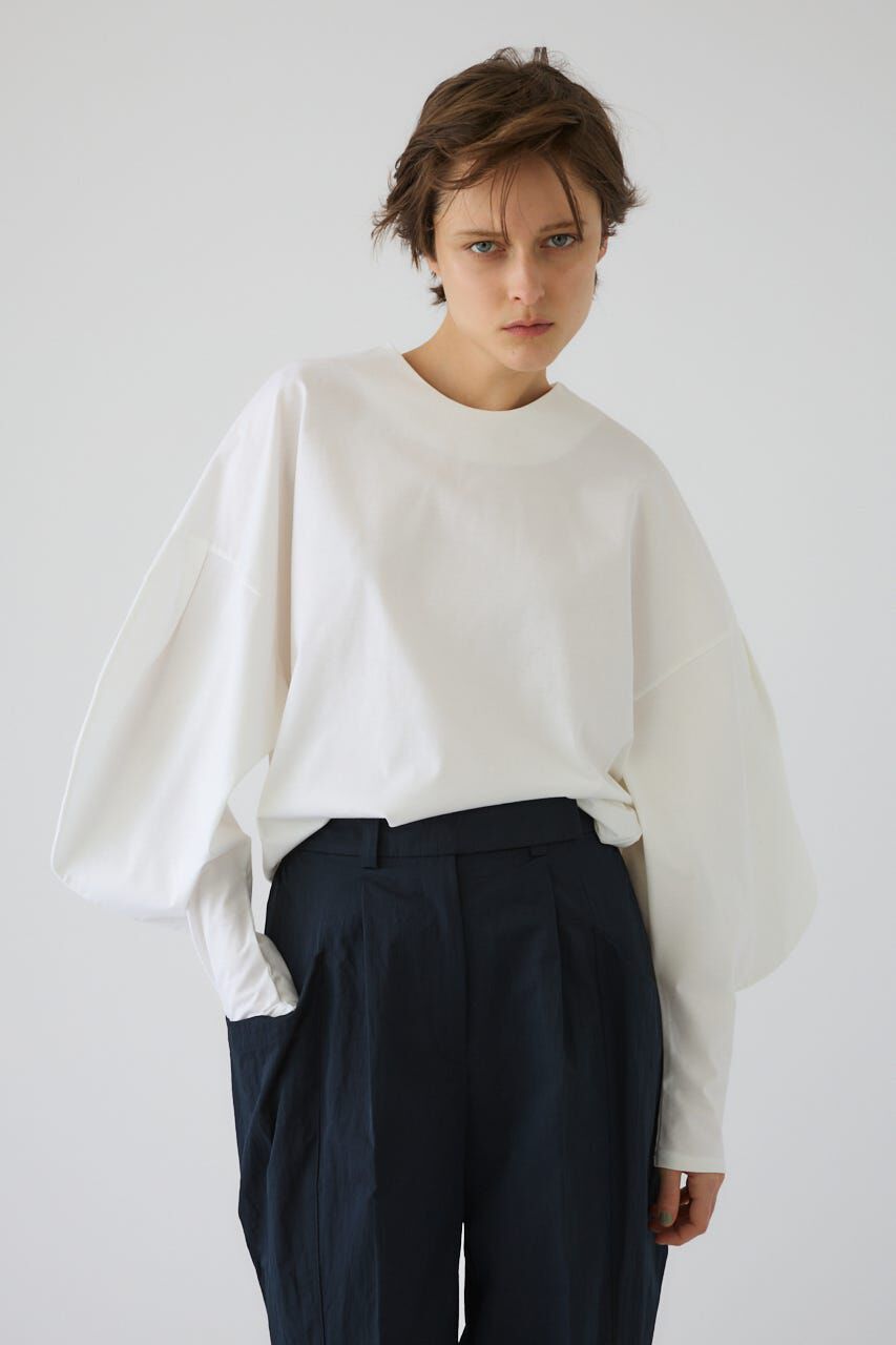 RIM.ARK 「Curved line cotton tops」|Tシャツ・カットソー|