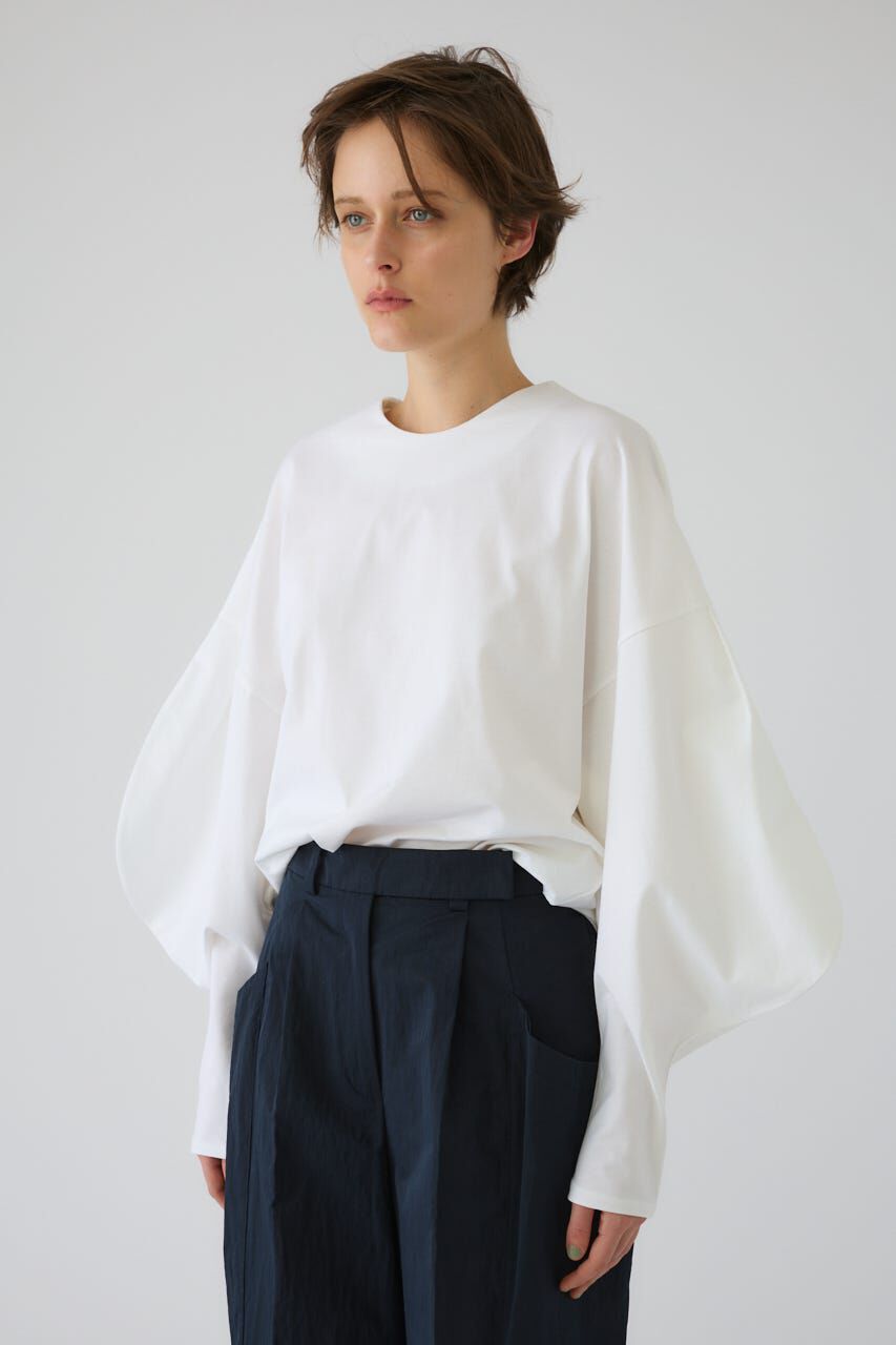 RIM.ARK 「Curved line cotton tops」|Tシャツ・カットソー|