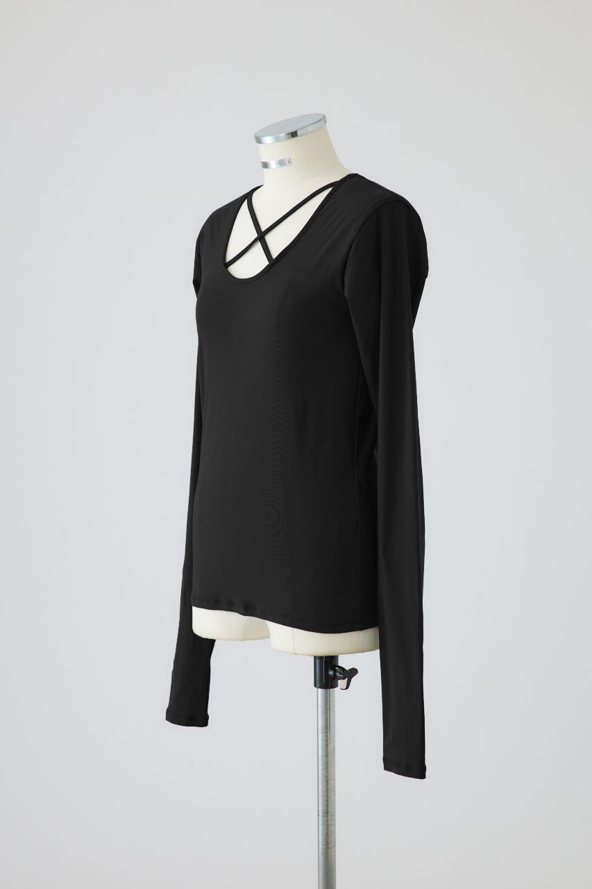 RIM.ARK 「Cross strap skin tops」|Tシャツ・カットソー|