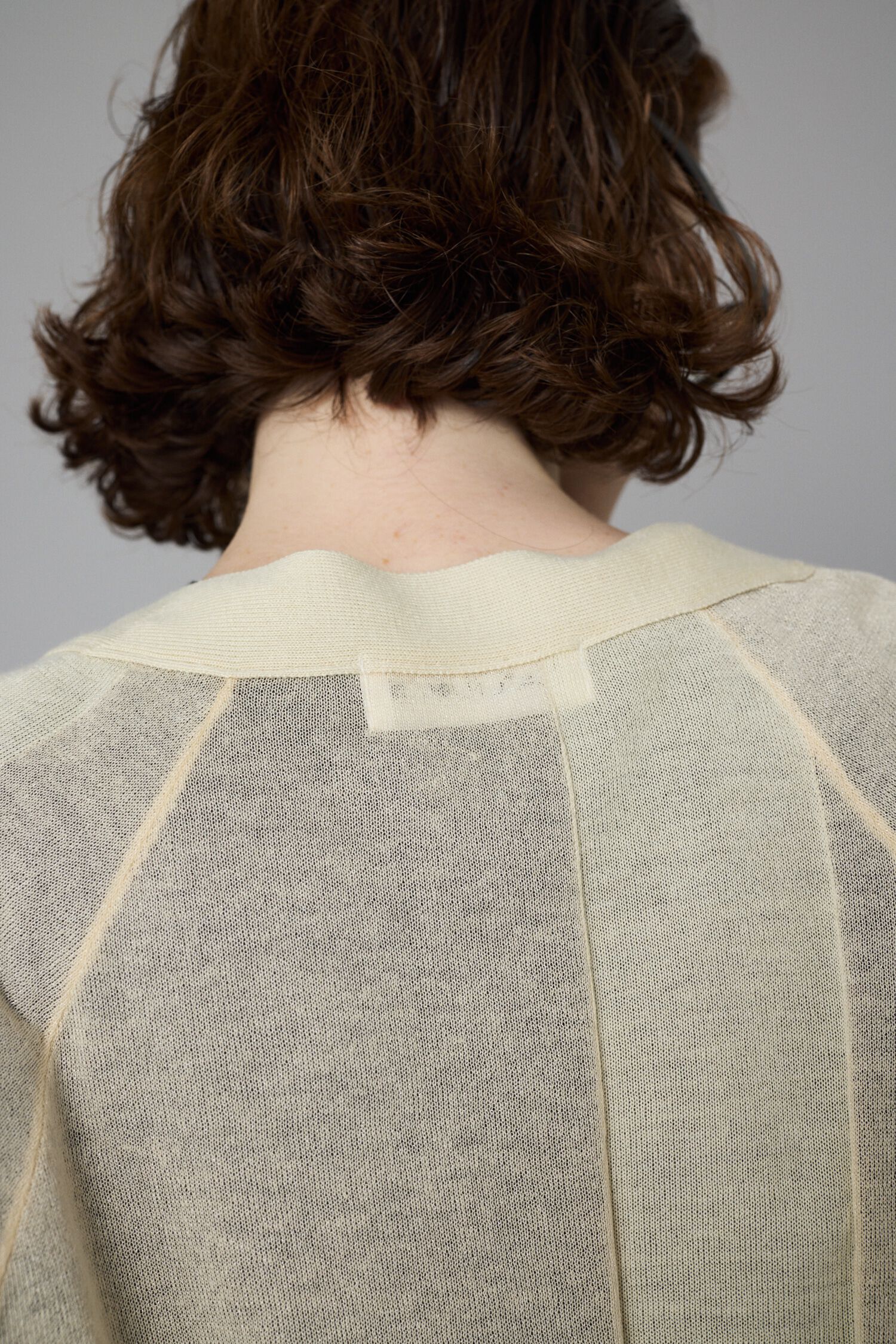 HeRIN.CYE「Color block sheer cardigan」|カーディガン|