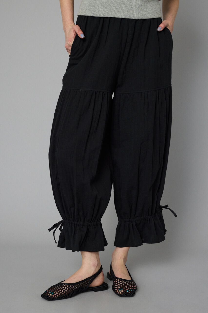 HeRIN.CYE「Double gauze pants」|その他|BLK