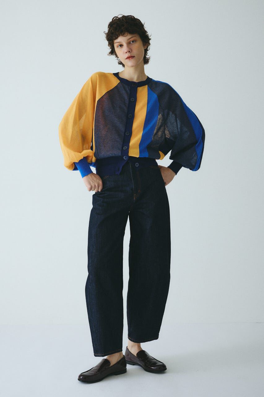 HeRIN.CYE「Sukashi round cardigan」|カーディガン|