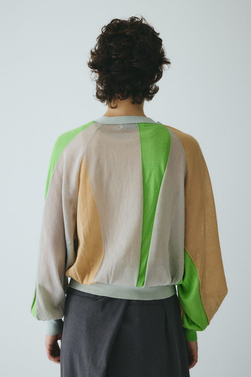 HeRIN.CYE「Sukashi round cardigan」|カーディガン|