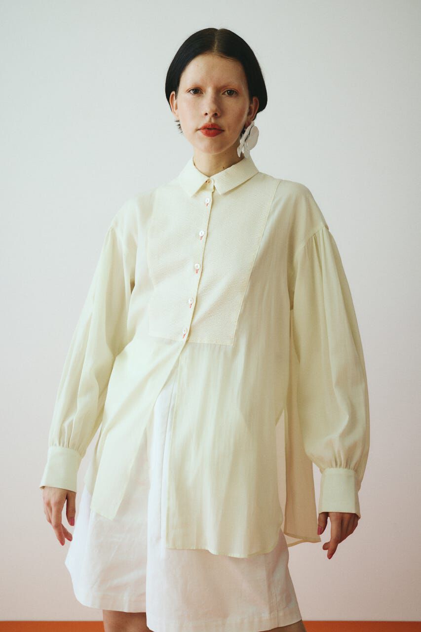 HeRIN.CYE「Round hem shirt」|シャツ・ブラウス|O/WHT1