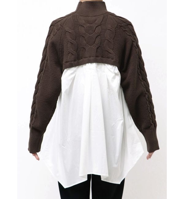 ELENDEEK「ASYMMETRY DOCKING KT」|ニット・セーター|