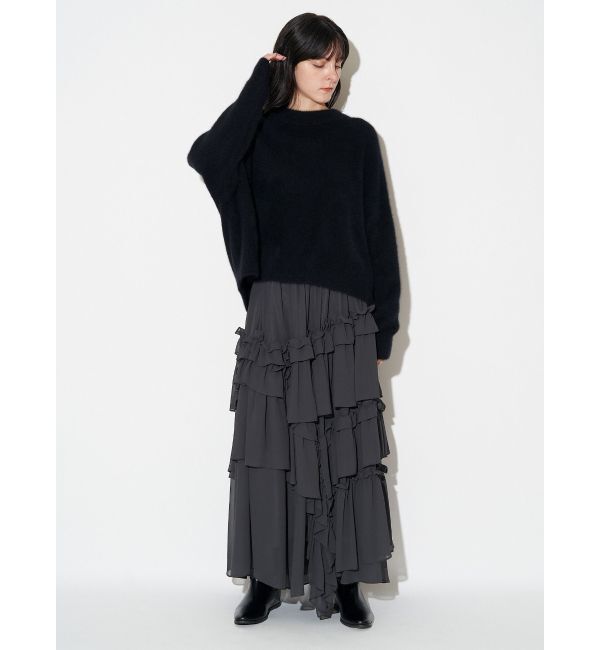 ELENDEEK「FOX WOOL ASYMMETRY KT」|ニット・セーター|