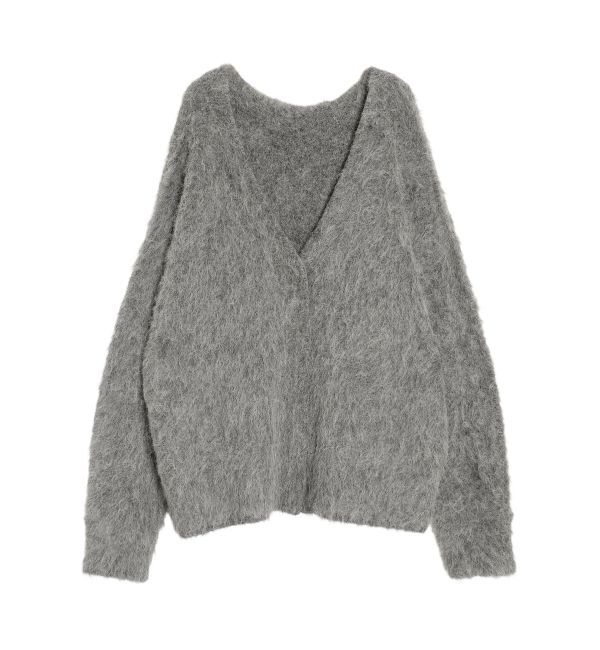 ELENDEEK「ALPACA SHAGGY KTCD」|カーディガン|
