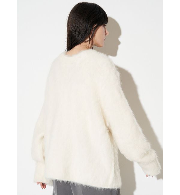 ELENDEEK「ALPACA SHAGGY KTCD」|カーディガン|