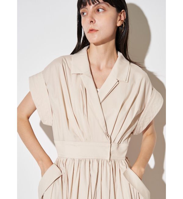 ELENDEEK「W COLLAR SHIRT OP」|ワンピース|