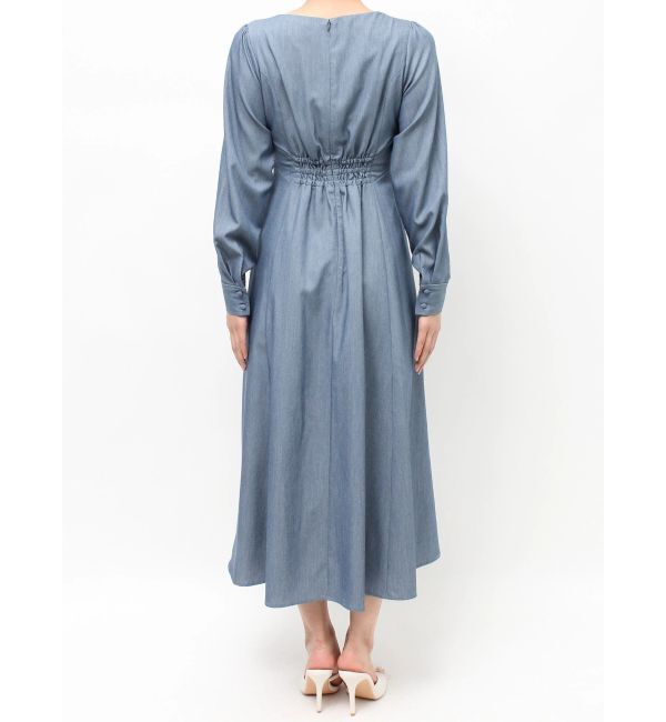 RESEXXY「バイカラーピンタックフレアワンピース」|ワンピース|