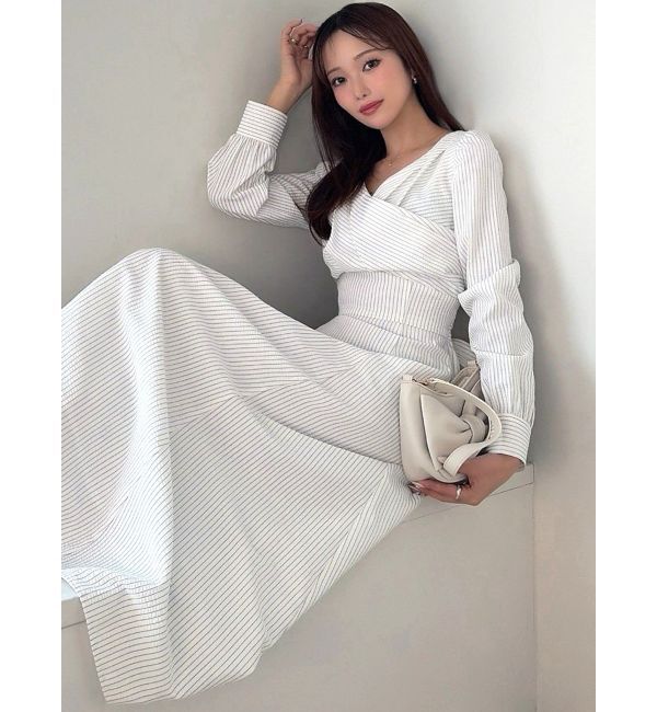 RESEXXY「カシュクールバックオープンワンピース」|ワンピース|