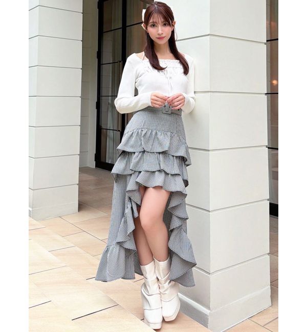 RESEXXY「ランダムフリルボリュームスカート」|スカート|