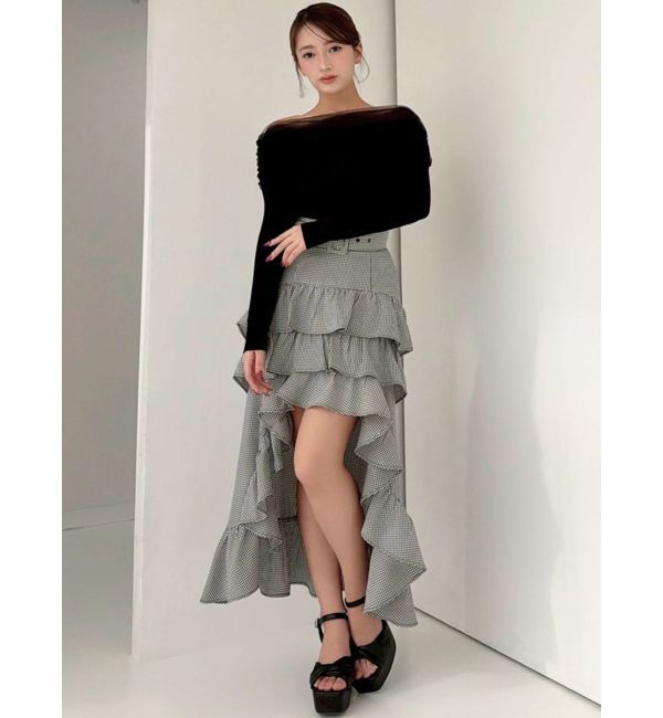 RESEXXY「ランダムフリルボリュームスカート」|スカート|