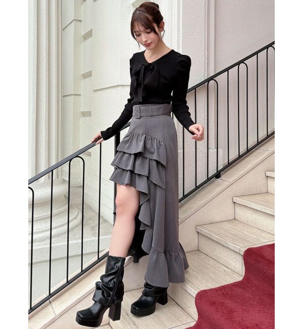 RESEXXY「ランダムフリルボリュームスカート」|スカート|