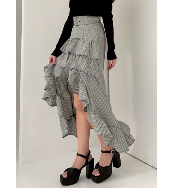 RESEXXY「ランダムフリルボリュームスカート」|スカート|ミックス