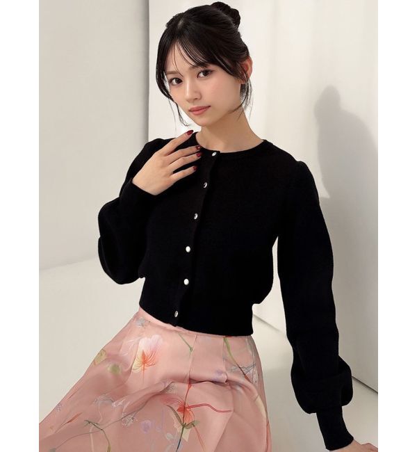 RESEXXY「クルーネックニットカーディガン」|カーディガン|