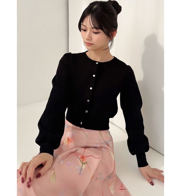 RESEXXY「クルーネックニットカーディガン」|カーディガン|